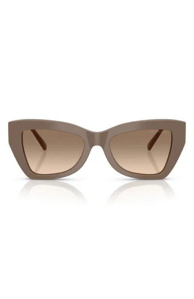 Michael Kors 52mm Butterfly Sunglasses In Grey