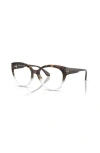 Michael Kors 52mm Round Optical Glasses In Multi