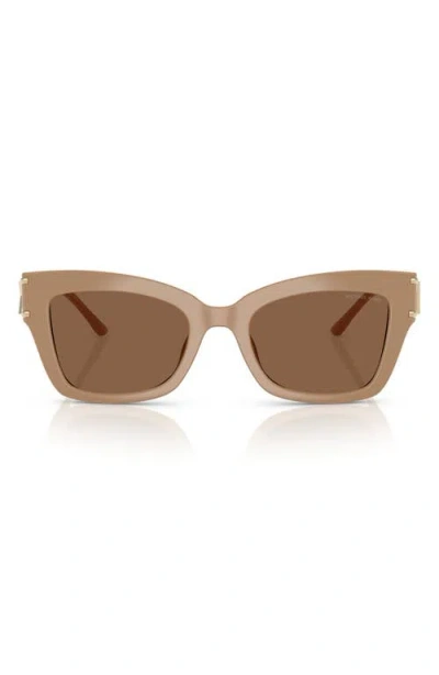Michael Kors 52mm Square Sunglasses In Caramel