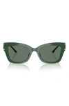 Michael Kors 52mm Square Sunglasses In Green