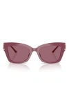 Michael Kors 52mm Square Sunglasses In Purple