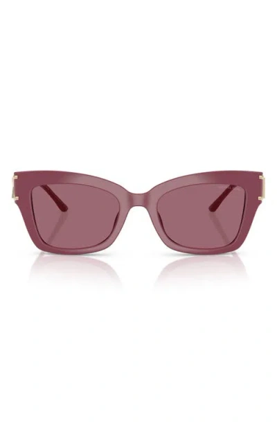 Michael Kors 52mm Square Sunglasses In Purple