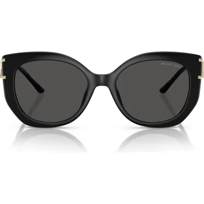 Michael Kors 53mm Cat Eye Sunglasses In Black