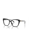 Michael Kors 53mm Square Optical Glasses In Black