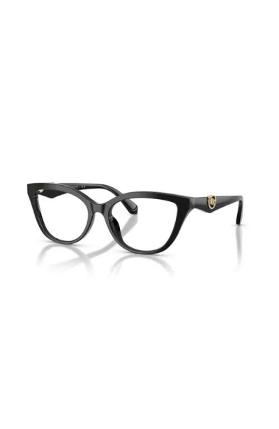 Michael Kors 54mm Cat Eye Optical Glasses In Black