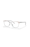 Michael Kors 54mm Cat Eye Optical Glasses In Neutral