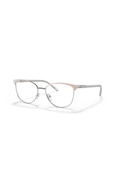 Michael Kors 54mm Cat Eye Optical Glasses In Neutral