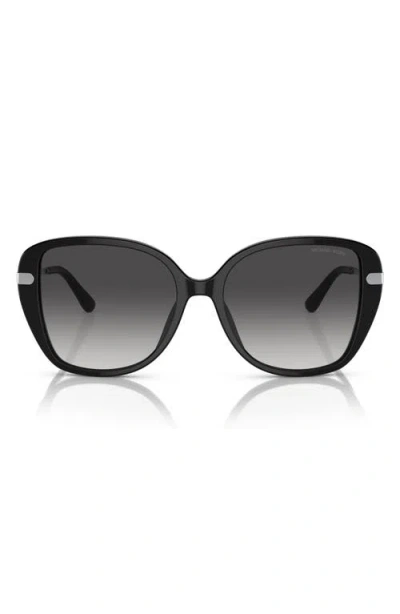 Michael Kors 54mm Gradient Square Sunglasses In Black
