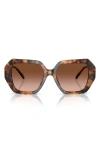 Michael Kors 54mm Gradient Square Sunglasses In Brown Grad