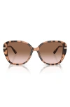 Michael Kors 54mm Gradient Square Sunglasses In Pink Tortoise