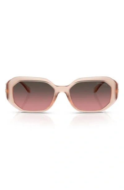 Michael Kors 54mm Irregular Sunglasses In Multi