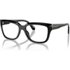 Michael Kors 54mm Rectangle Optical Glasses In Black