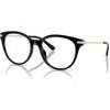 Michael Kors 54mm Round Optical Glasses In Black