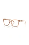 Michael Kors 54mm Square Optical Glasses In Blue