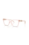 Michael Kors 54mm Square Optical Glasses In Gray