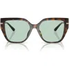 Michael Kors 54mm Square Sunglasses In Dark Tortoise