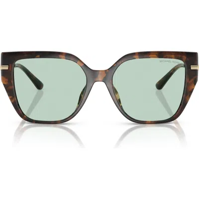 Michael Kors 54mm Square Sunglasses In Dark Tortoise