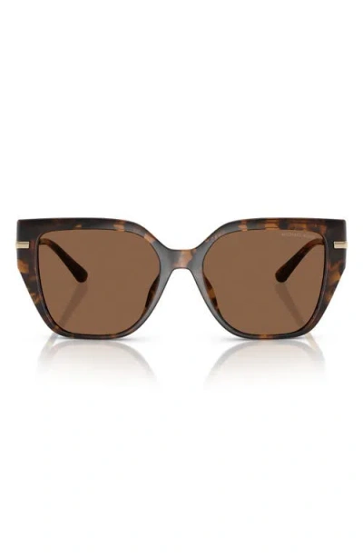 Michael Kors 54mm Square Sunglasses In Dk Tort