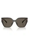 Michael Kors 54mm Square Sunglasses In Grey