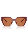 Michael Kors 54mm Square Sunglasses In Red
