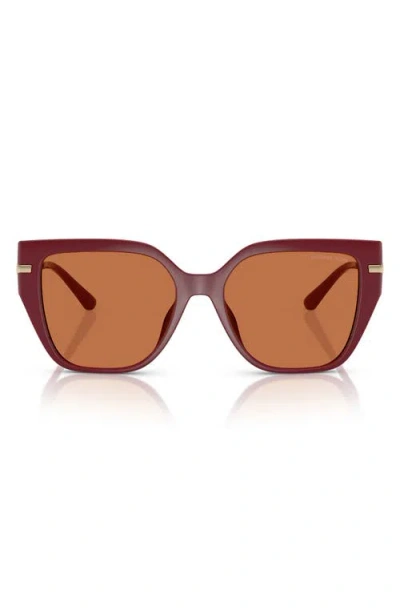Michael Kors 54mm Square Sunglasses In Red