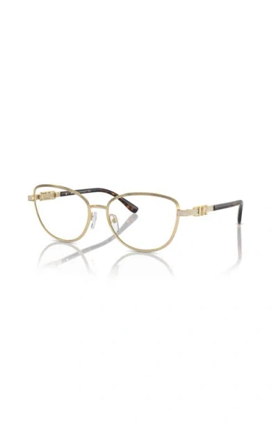 Michael Kors 55mm Cat Eye Optical Glasses In Neutral