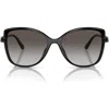 Michael Kors 55mm Gradient Butterfly Sunglasses In Black