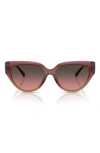 Michael Kors 55mm Gradient Cat Eye Sunglasses