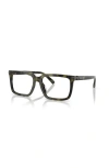 Michael Kors 55mm Square Optical Glasses In Green
