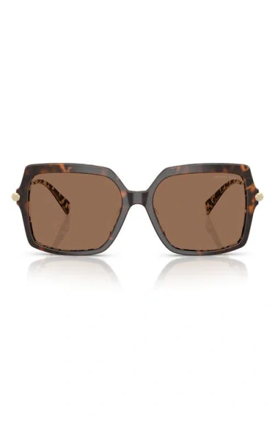 MICHAEL KORS MICHAEL KORS 55MM SQUARE SUNGLASSES