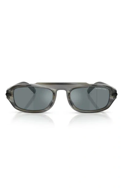 Michael Kors 55mm Watch Hill Oval Sunglasses In Gray