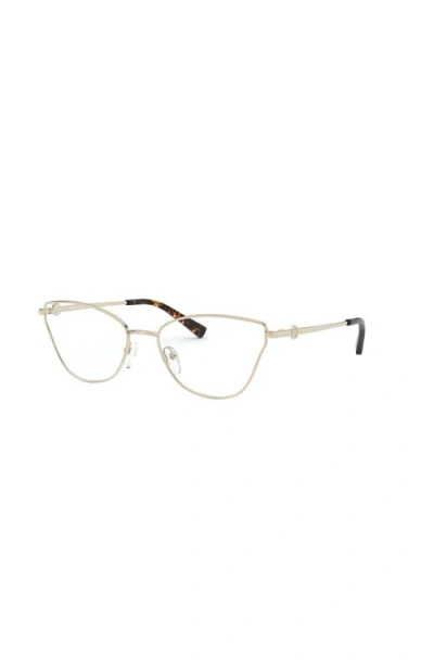 Michael Kors 56mm Cat Eye Optical Glasses In Brown