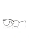 Michael Kors 56mm Irregular Optical Glasses In Black