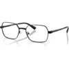 Michael Kors 56mm Square Optical Glasses In Metallic