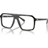 Michael Kors 57mm Square Optical Glasses In Green