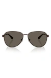 Michael Kors 59mm Pilot Sunglasses In Chocolate
