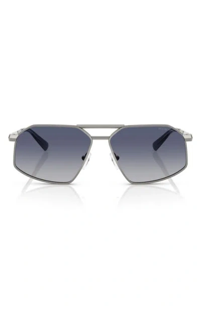 Michael Kors 60mm Irregular Sunglasses