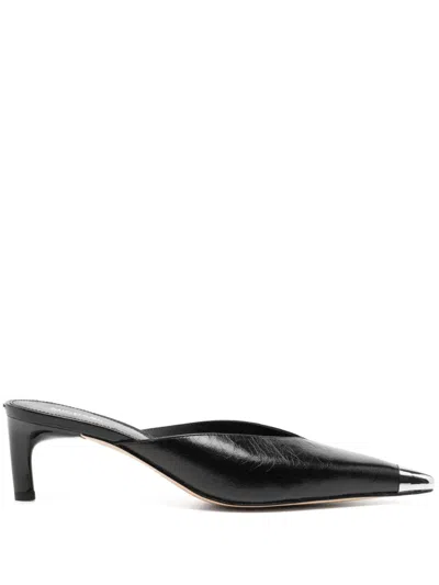 Michael Kors 60mm Kasia Mules In 黑色