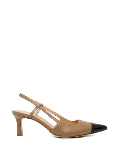 Michael Kors 6mm Alora Sling Sandals In Neutral