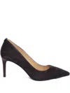 Michael Kors 80mm Alina Flex Suede Pumps In Black