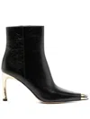 Michael Kors Kasia Leather Boot In 黑色