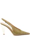 Michael Kors 95mm Electra Pumps In Green