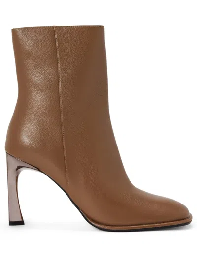 Michael Kors 95mm Kelsea Boots In Brown