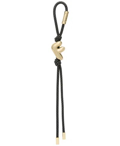 Michael Kors A Bubble Cord Charm In Black