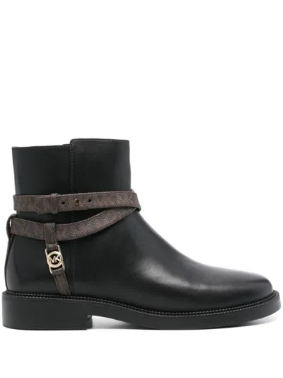 Michael Kors Abigail Flat Bootie In Black
