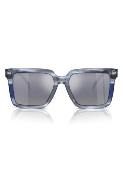 Michael Kors Man Sunglass Mk2217u Abruzzo In Blue Horn