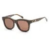 Michael Kors Gold Acetate Sunglasses In Brown