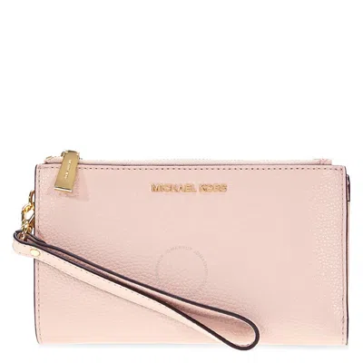 Michael Kors Adele Double Zip Wristlet - Soft Pink