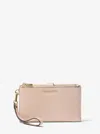Michael Kors Adele Leather Smartphone Wallet In Pink