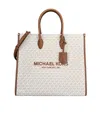 Michael Kors Adjustable Shoulder Strap Single Shoulder Bag In White
